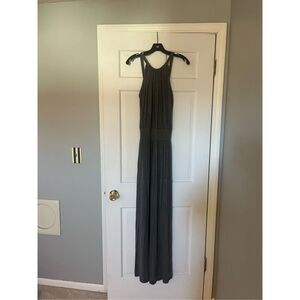 go couture sleeveless maxi dress Go Couture Women Blue Sleeveless stretch Maxi Dress Long Size L side slits
